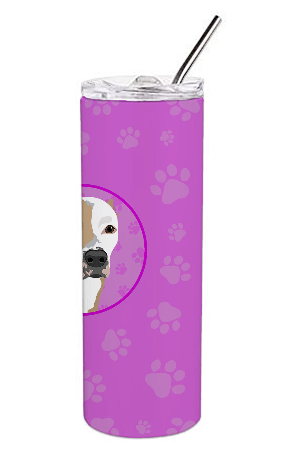 Pit Bull Fawn #4 Stainless Steel 20 oz Skinny Tumbler - the-store.com