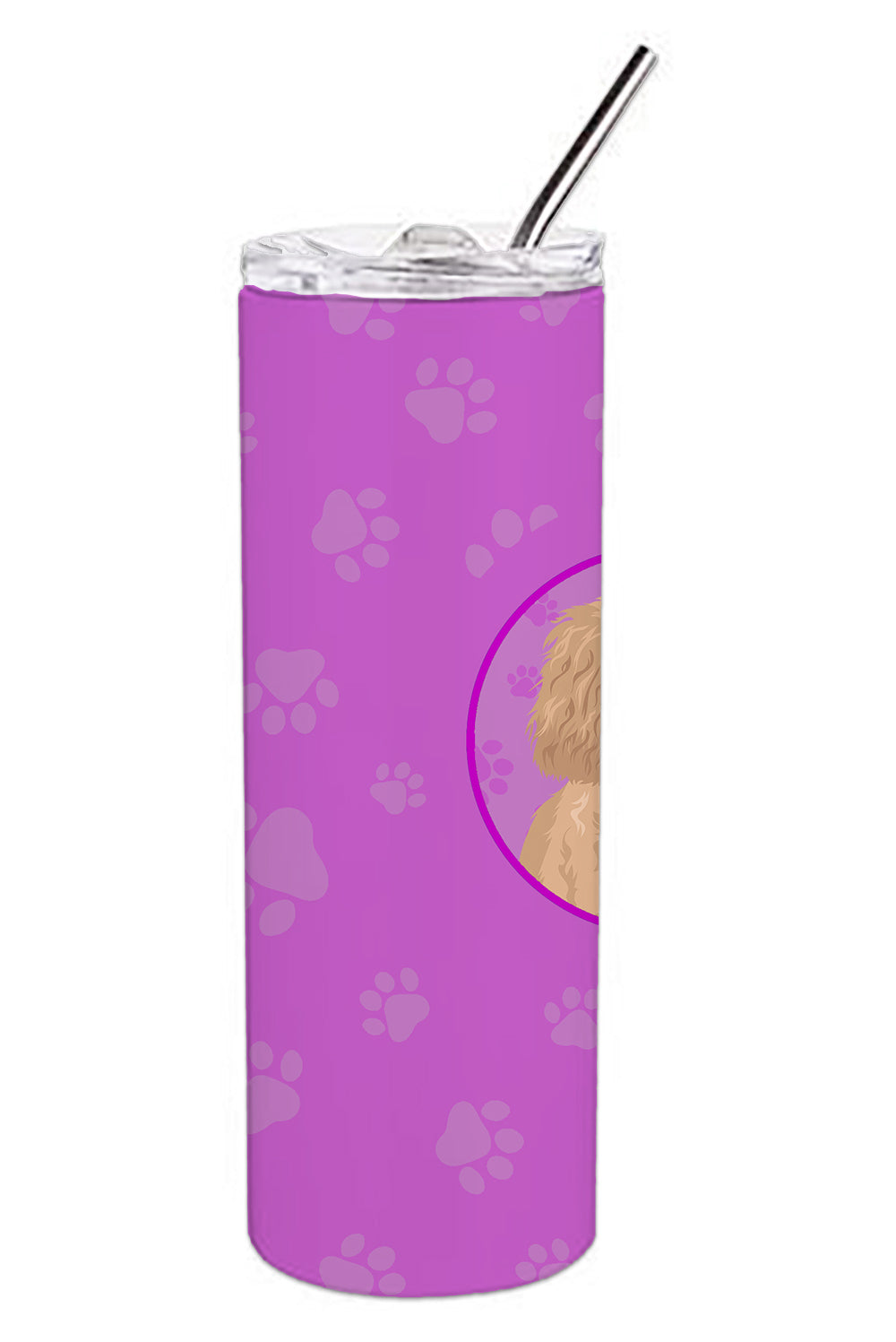Poodle Toy Apricot Stainless Steel 20 oz Skinny Tumbler - the-store.com