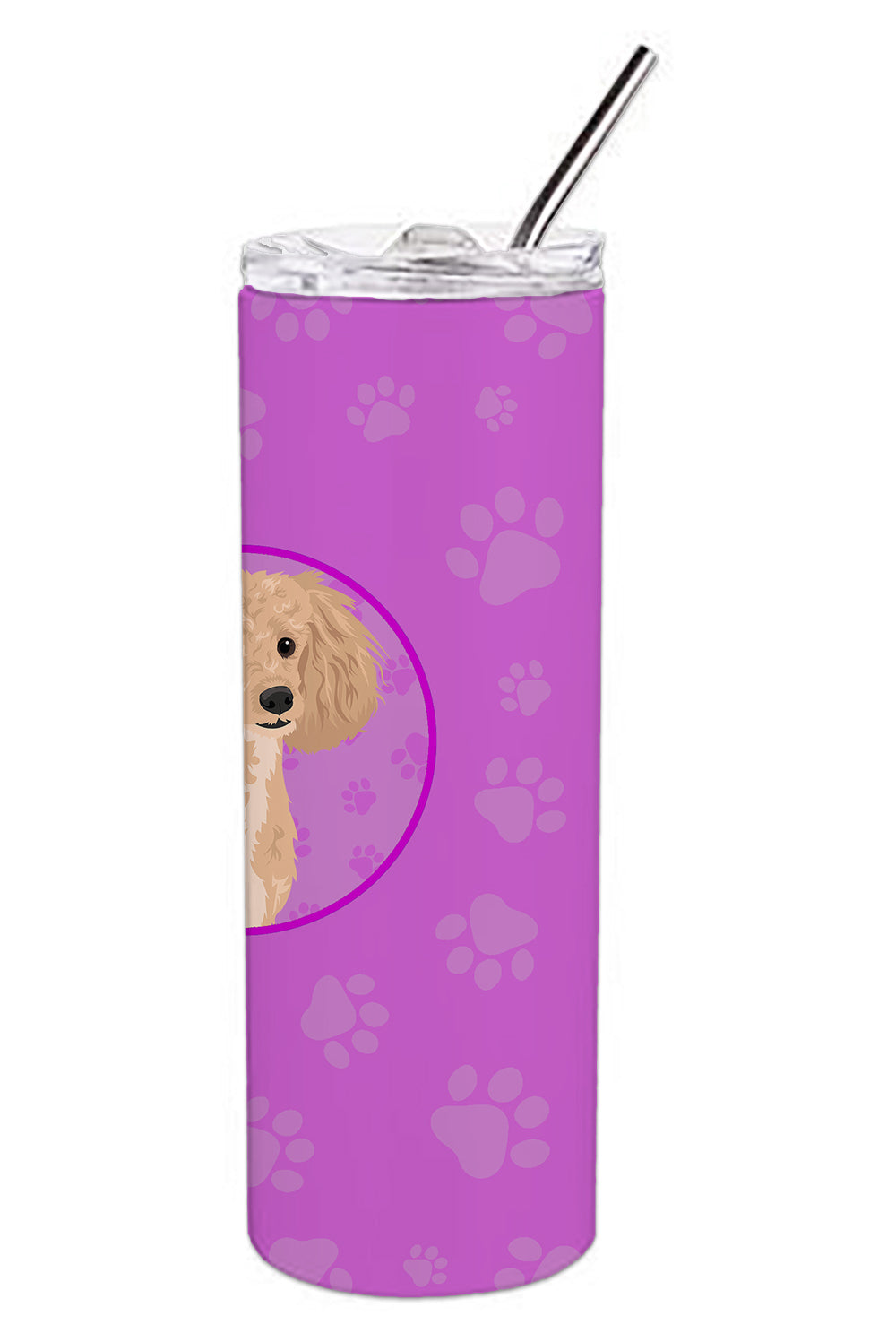 Poodle Toy Apricot Stainless Steel 20 oz Skinny Tumbler - the-store.com
