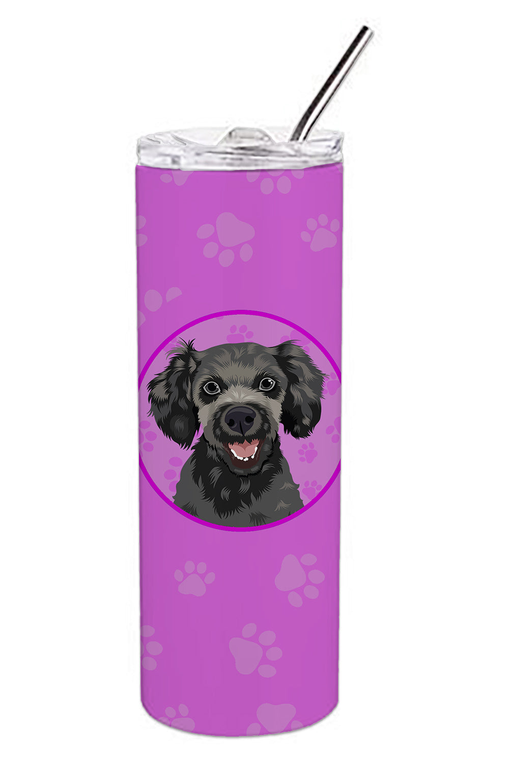 Buy this Poodle Toy Grey Stainless Steel 20 oz Skinny Tumbler