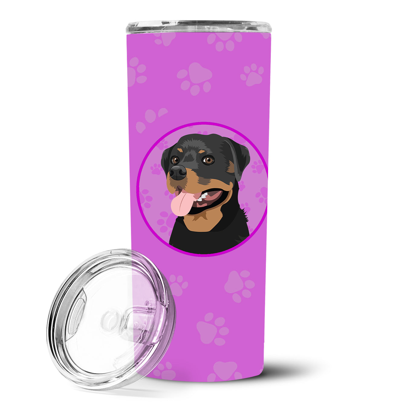 Rottweiler Black and Tan #1 Stainless Steel 20 oz Skinny Tumbler - the-store.com