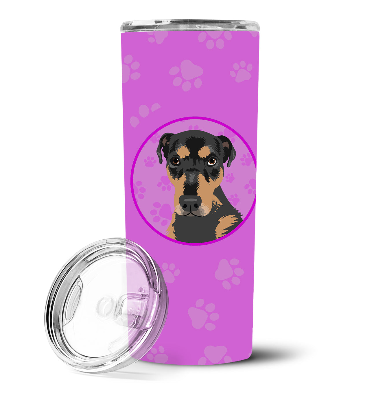 Rottweiler Black and Tan #2 Stainless Steel 20 oz Skinny Tumbler - the-store.com