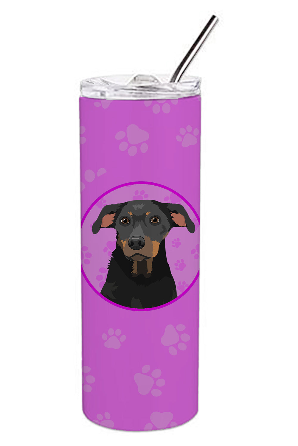 Buy this Rottweiler Black and Tan #5 Stainless Steel 20 oz Skinny Tumbler
