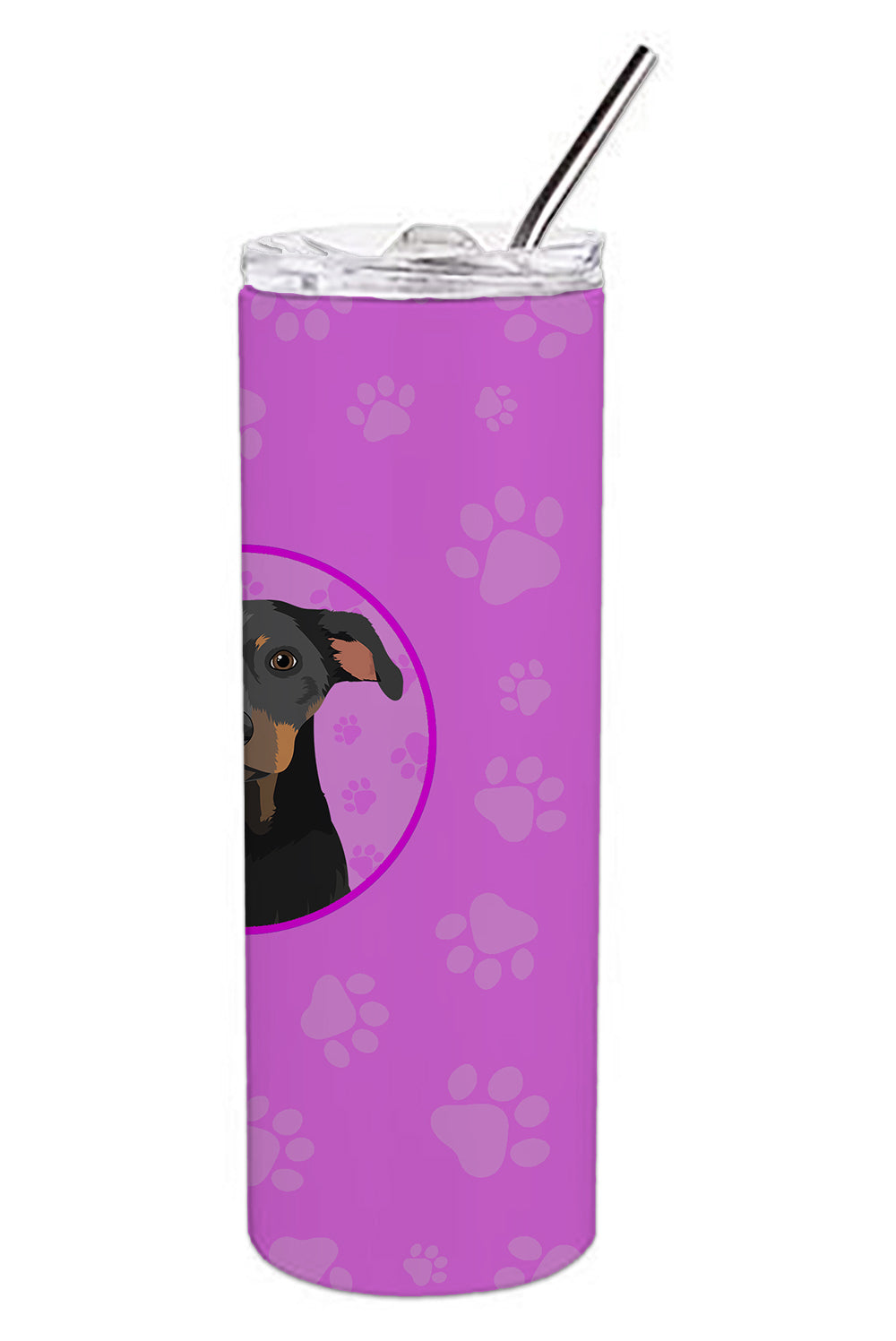 Rottweiler Black and Tan #5 Stainless Steel 20 oz Skinny Tumbler - the-store.com