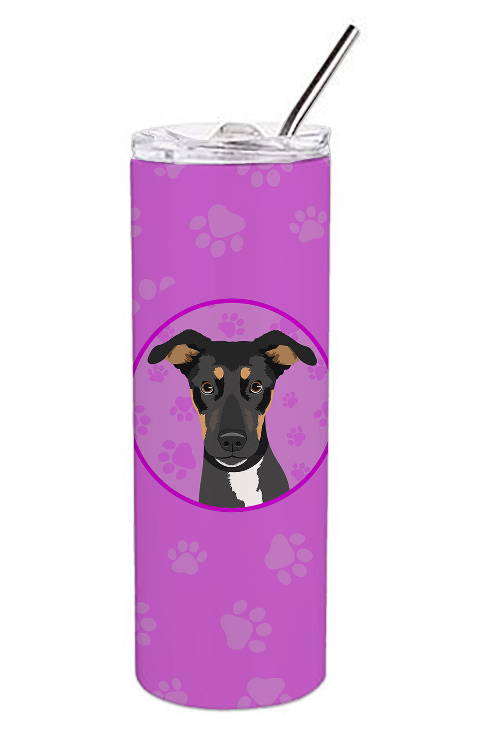 Buy this Rottweiler Black and Tan #6 Stainless Steel 20 oz Skinny Tumbler
