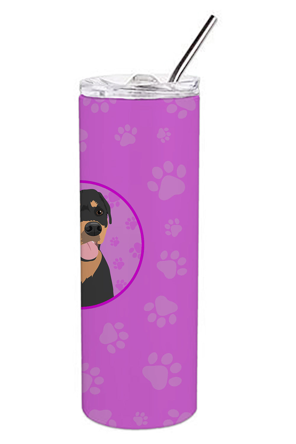 Rottweiler and Tan #7 Stainless Steel 20 oz Skinny Tumbler - the-store.com