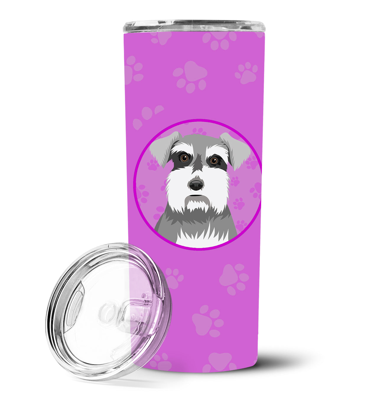 Schnauzer Salt and Pepper #1 Stainless Steel 20 oz Skinny Tumbler - the-store.com