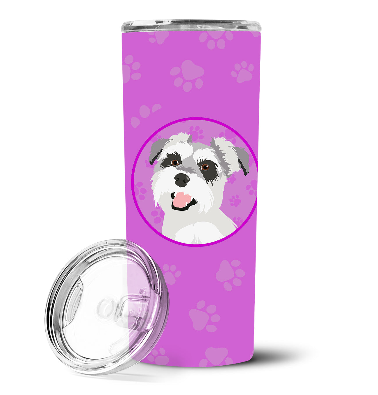 Schnauzer Salt and Pepper #2 Stainless Steel 20 oz Skinny Tumbler - the-store.com