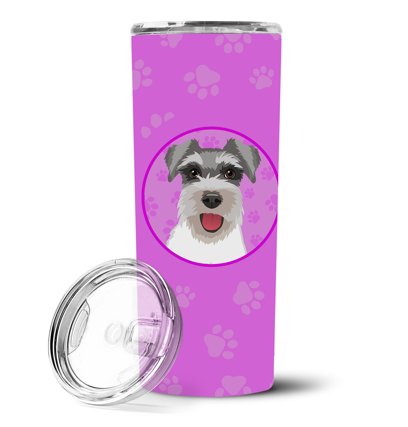 Schnauzer Salt and Pepper #3 Stainless Steel 20 oz Skinny Tumbler - the-store.com