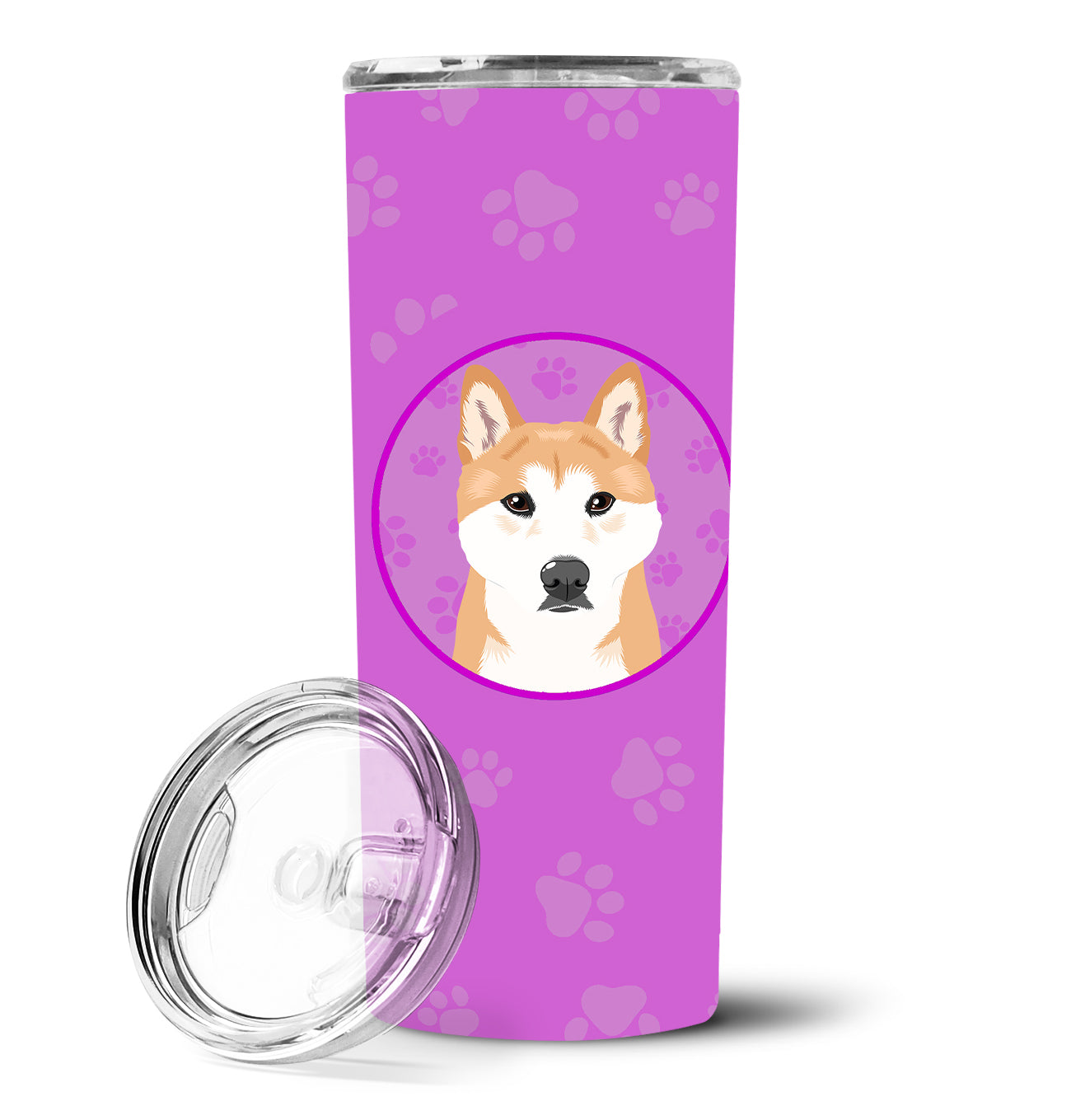 Shiba Inu Red #1 Stainless Steel 20 oz Skinny Tumbler - the-store.com