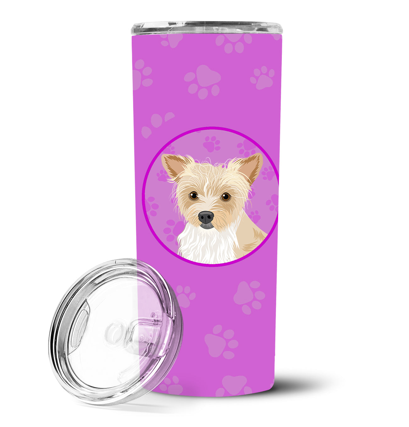 Yorkie Parti Stainless Steel 20 oz Skinny Tumbler - the-store.com