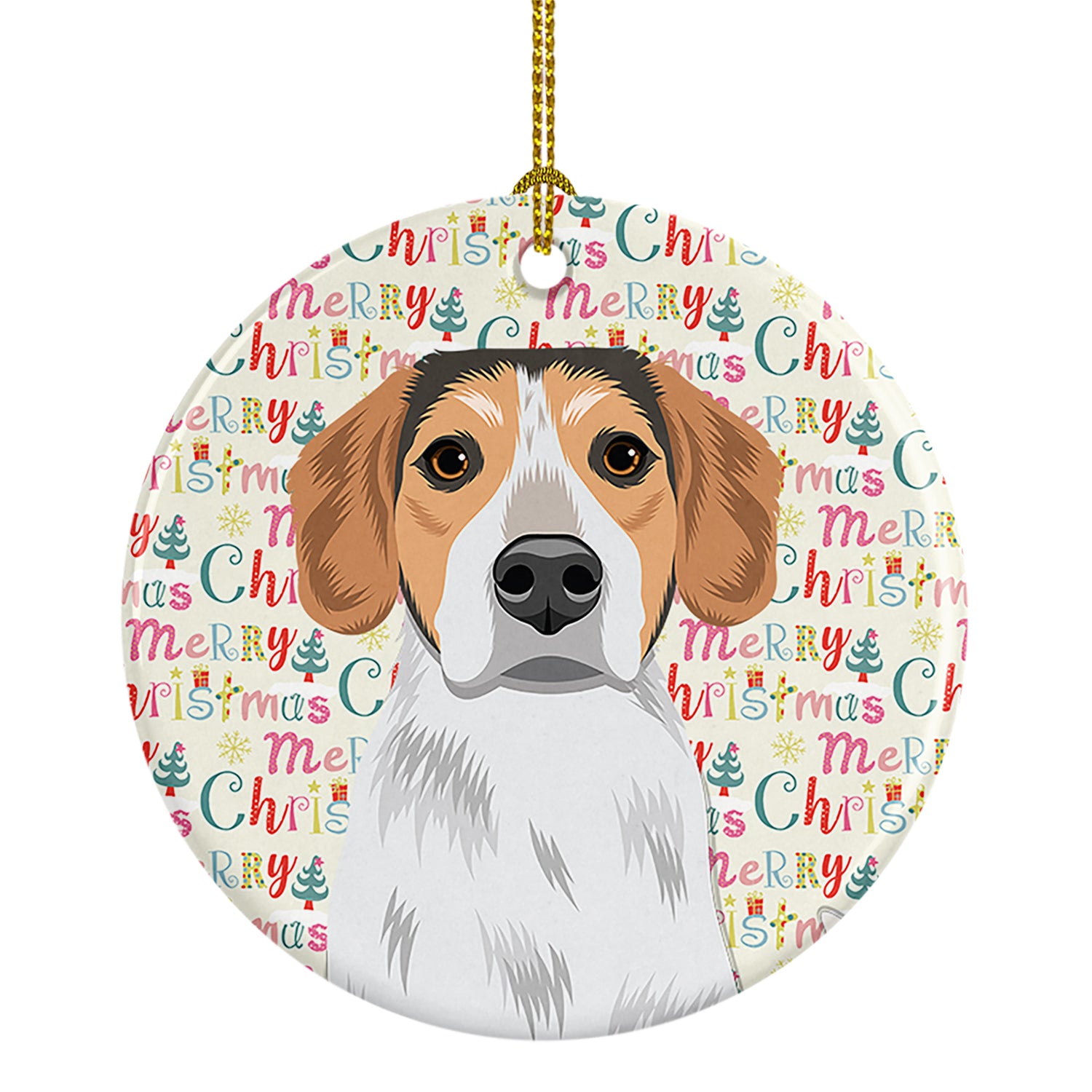 Buy this Beagle Tricolor #2 Christmas Ceramic Ornament