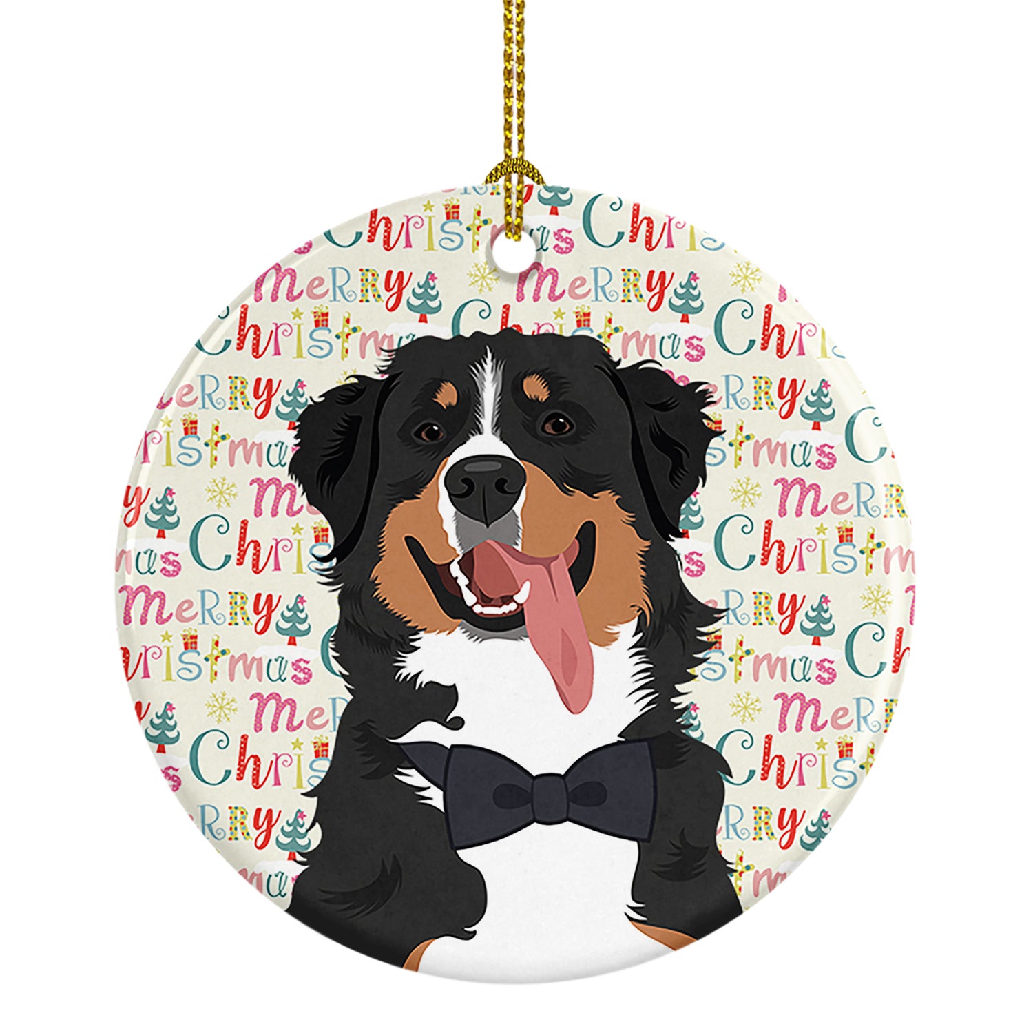 Buy this Bernese Mountain Dog #1 Christmas Ceramic Ornament