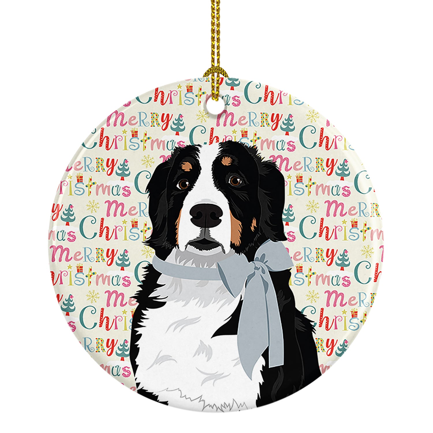Buy this Bernese Mountain Dog #3 Christmas Ceramic Ornament