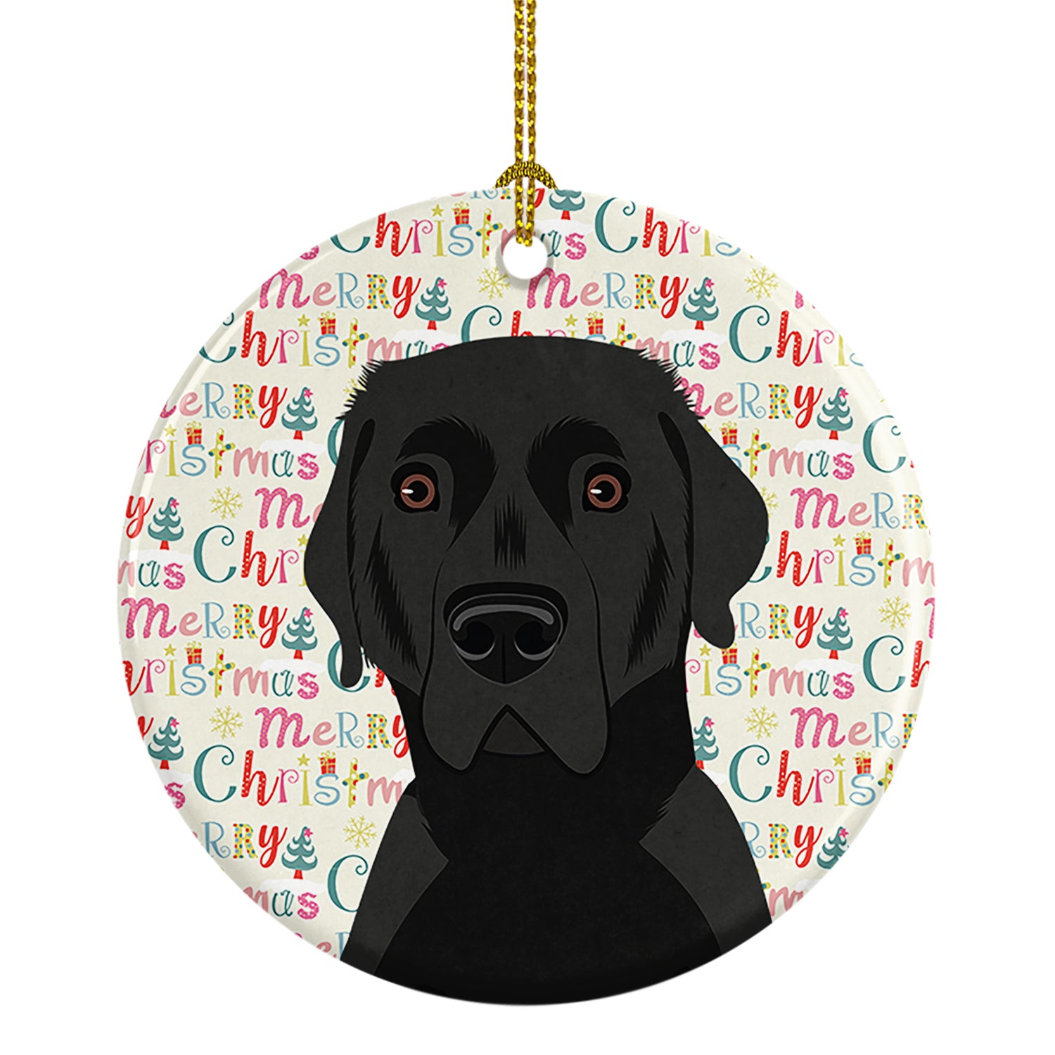 Buy this Labrador Retriever Black #2 Christmas Ceramic Ornament