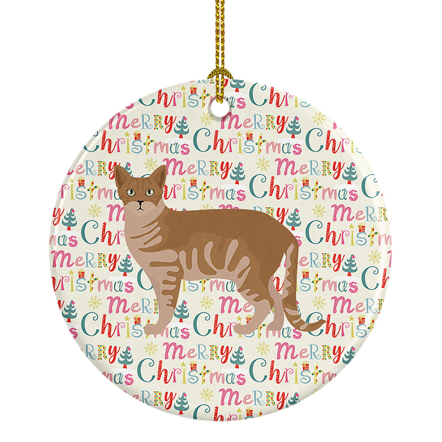 Buy this Australian Mist #1 Cat Christmas Ceramic Ornament
