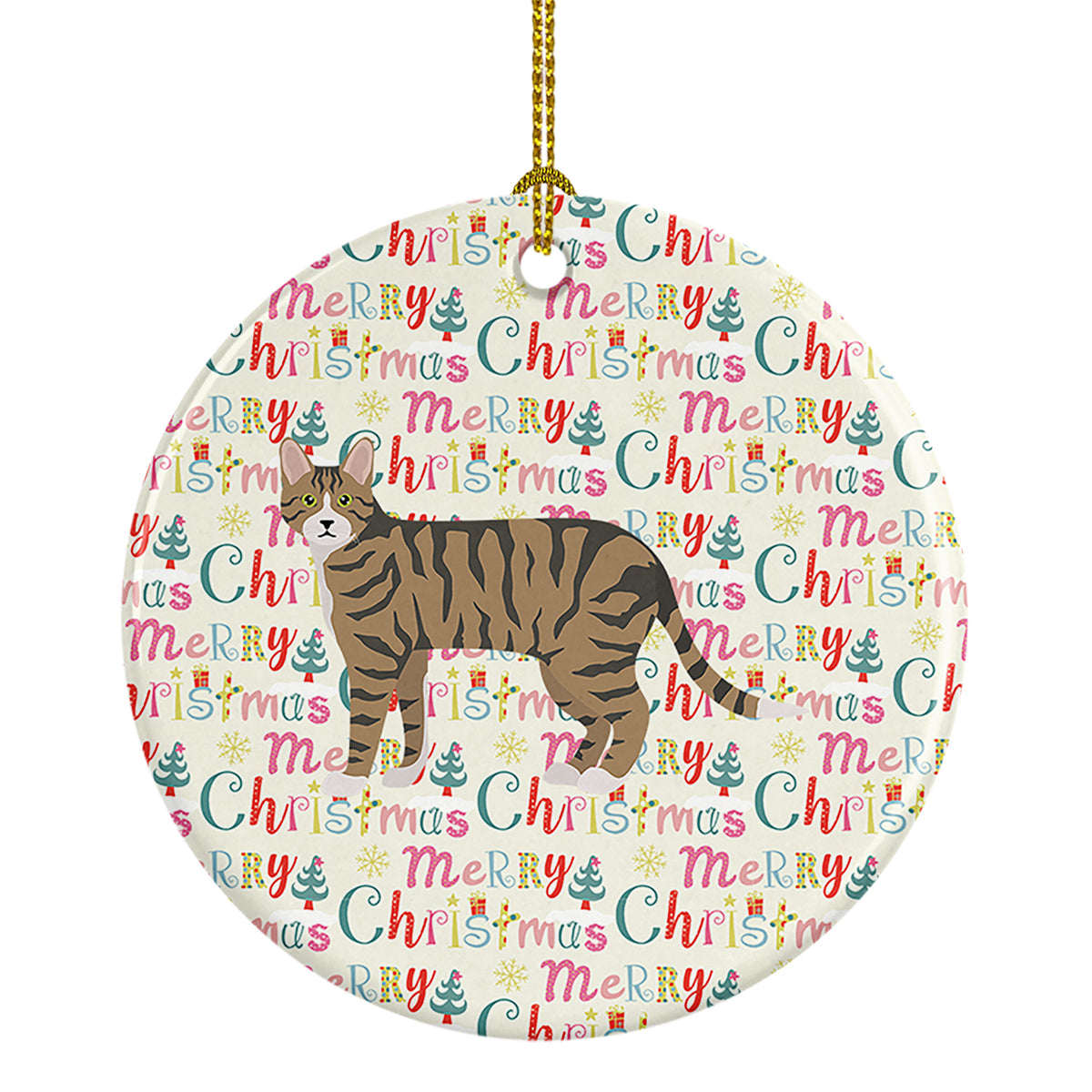 Buy this Dragon Li #2 Cat Christmas Ceramic Ornament