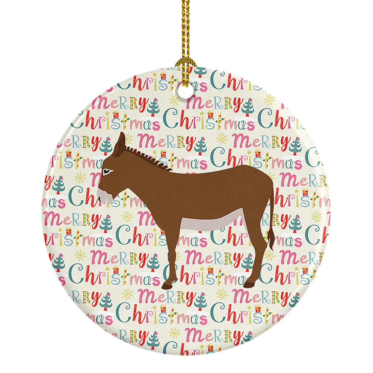 Buy this Cotentin Donkey Christmas Ceramic Ornament