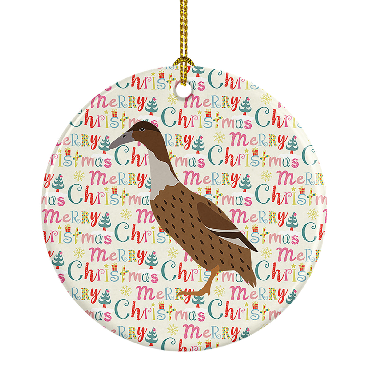 Buy this Dutch Hook Bill Duck Christmas Ceramic Ornament