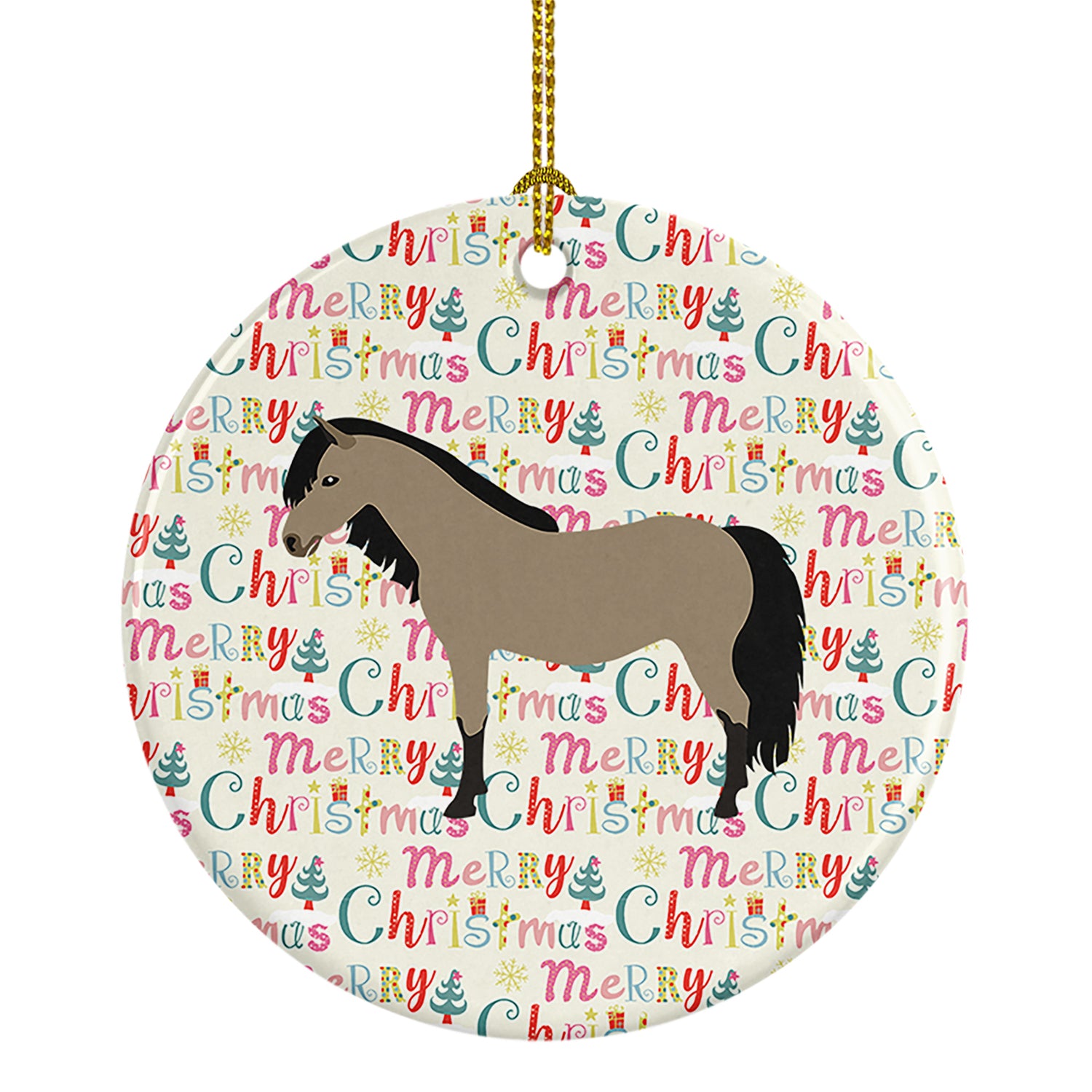 Buy this Welsh Pony Horse Christmas Ceramic Ornament