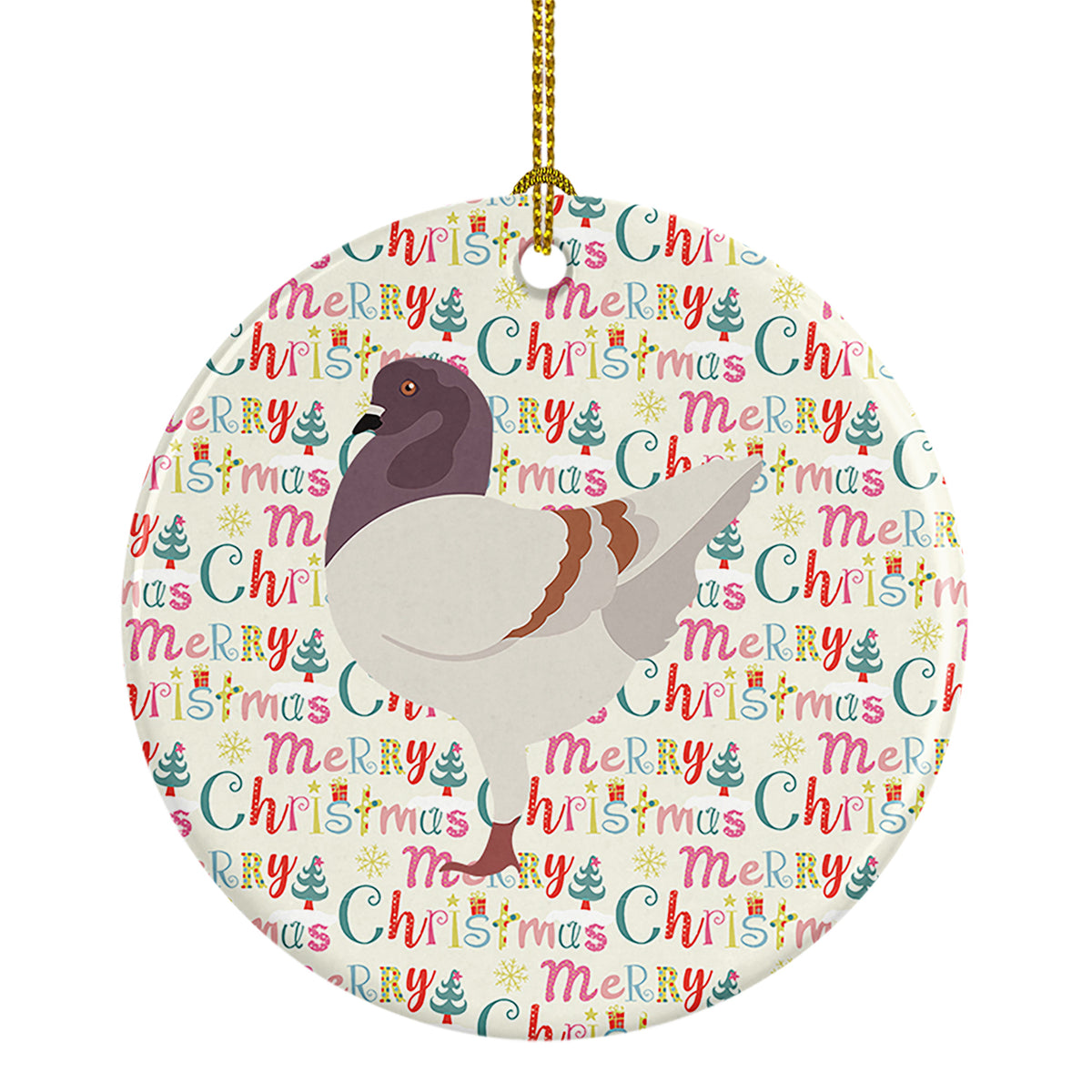Buy this German Modena Pigeon Christmas Ceramic Ornament