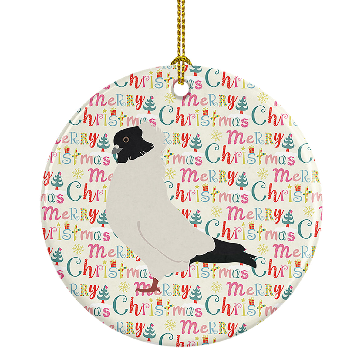 Buy this Nun Pigeon Christmas Ceramic Ornament
