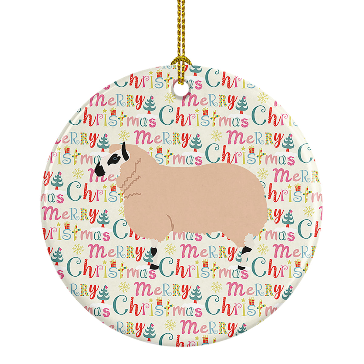 Buy this Kerry Hill Sheep Christmas Ceramic Ornament