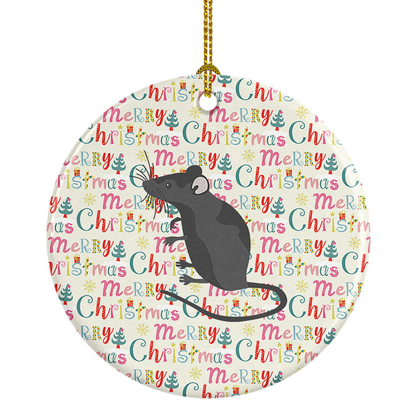 Buy this Satin Mouse Christmas Ceramic Ornament