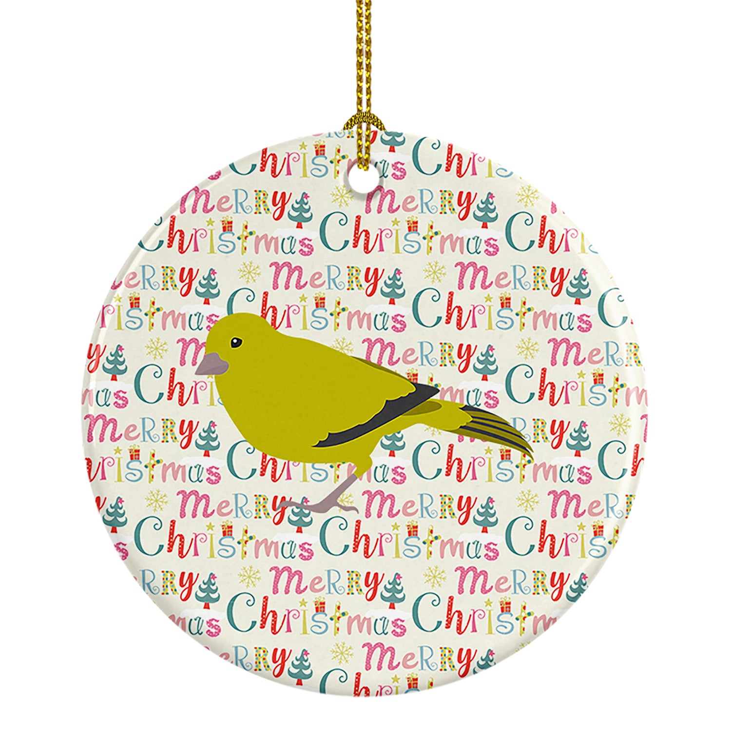 Buy this London Canary Christmas Ceramic Ornament