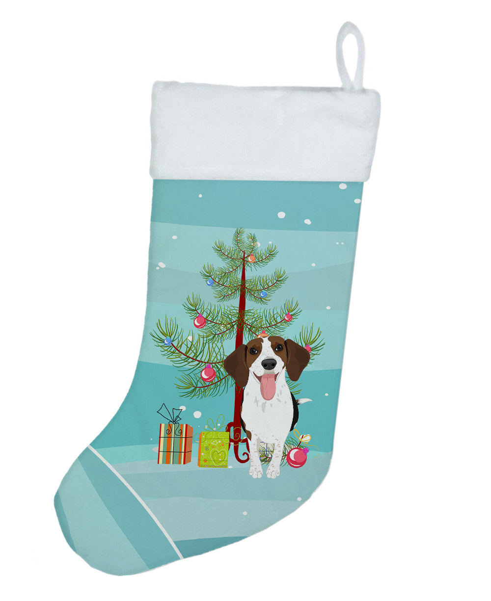 Beagle Tricolor Red Ticked #3 Christmas Christmas Stocking