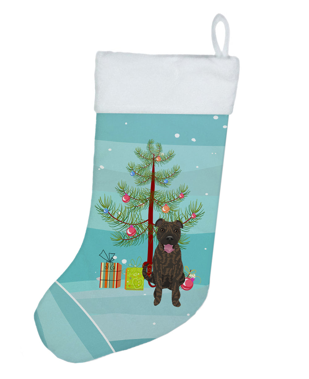 Pit Bull Brindle #1 Christmas Christmas Stocking  the-store.com.