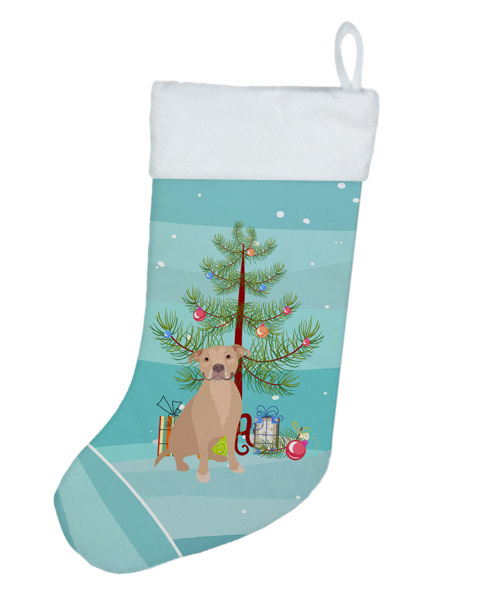 Pit Bull Fawn #1 Christmas Christmas Stocking  the-store.com.