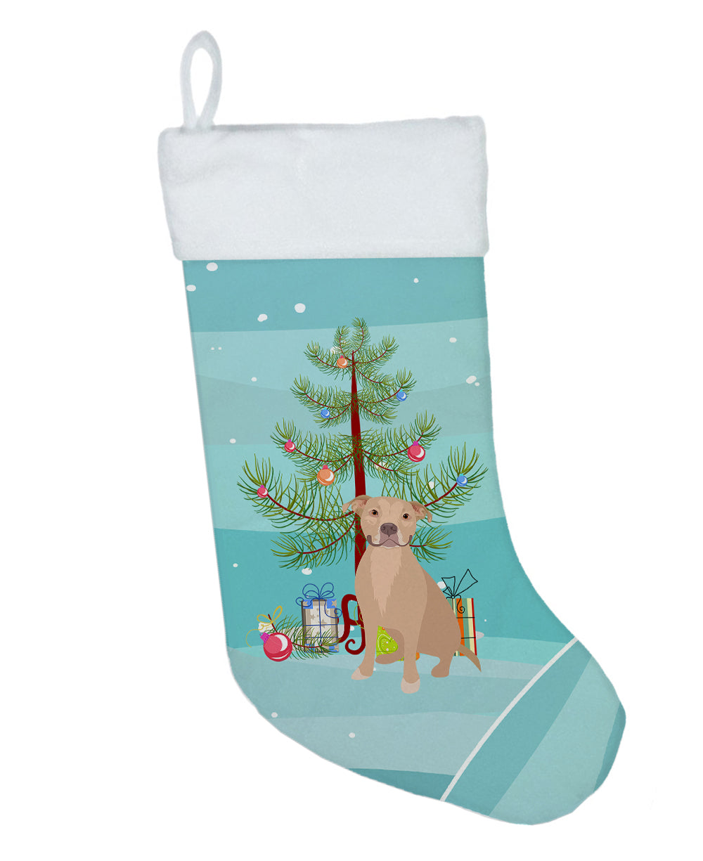 Pit Bull Fawn #1 Christmas Christmas Stocking  the-store.com.