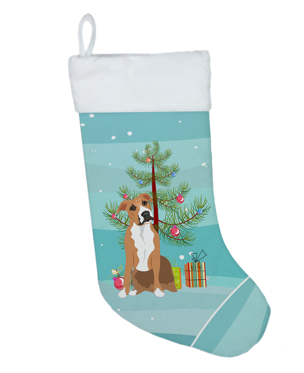Pit Bull Fawn #3 Christmas Christmas Stocking  the-store.com.