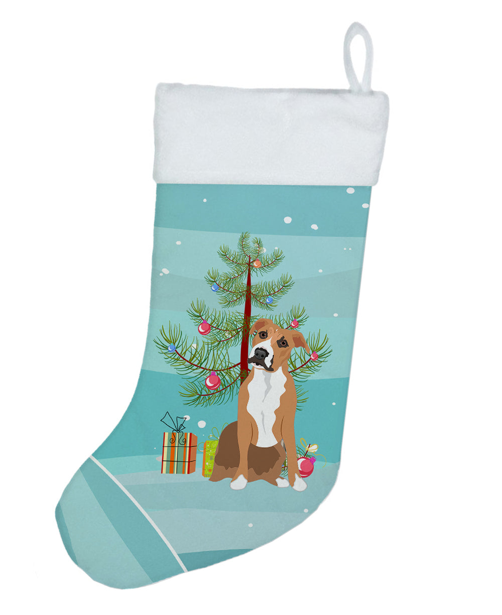 Pit Bull Fawn #3 Christmas Christmas Stocking  the-store.com.