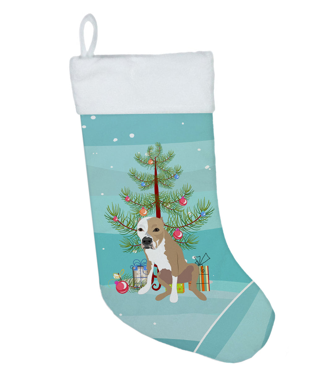 Pit Bull Fawn #4 Christmas Christmas Stocking  the-store.com.