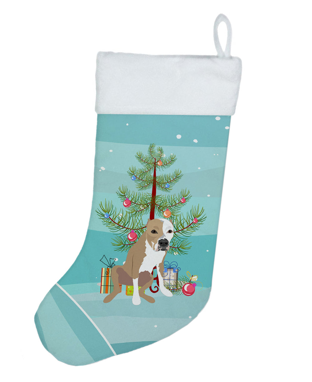 Pit Bull Fawn #4 Christmas Christmas Stocking  the-store.com.