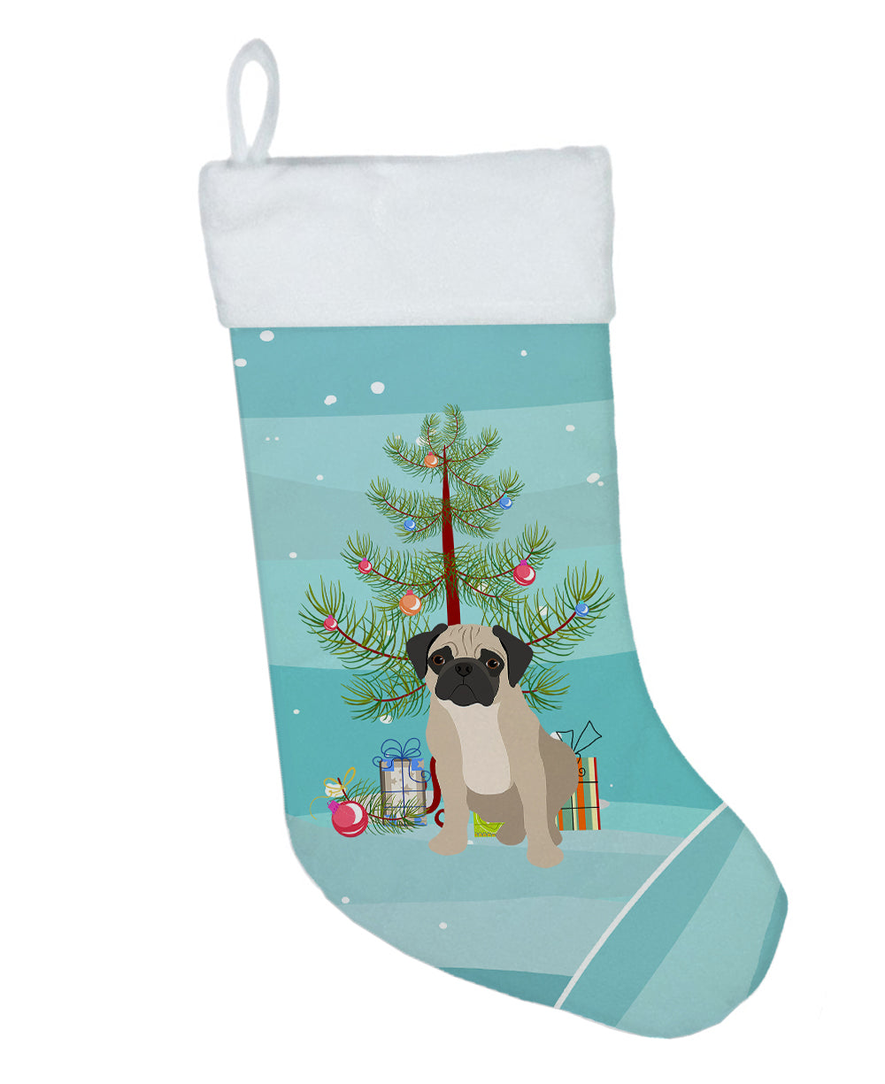 Pug Fawn #3 Christmas Christmas Stocking  the-store.com.