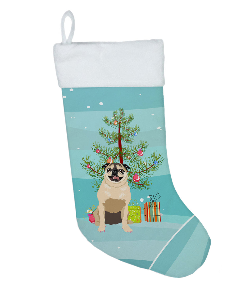 Pug Fawn #5 Christmas Christmas Stocking