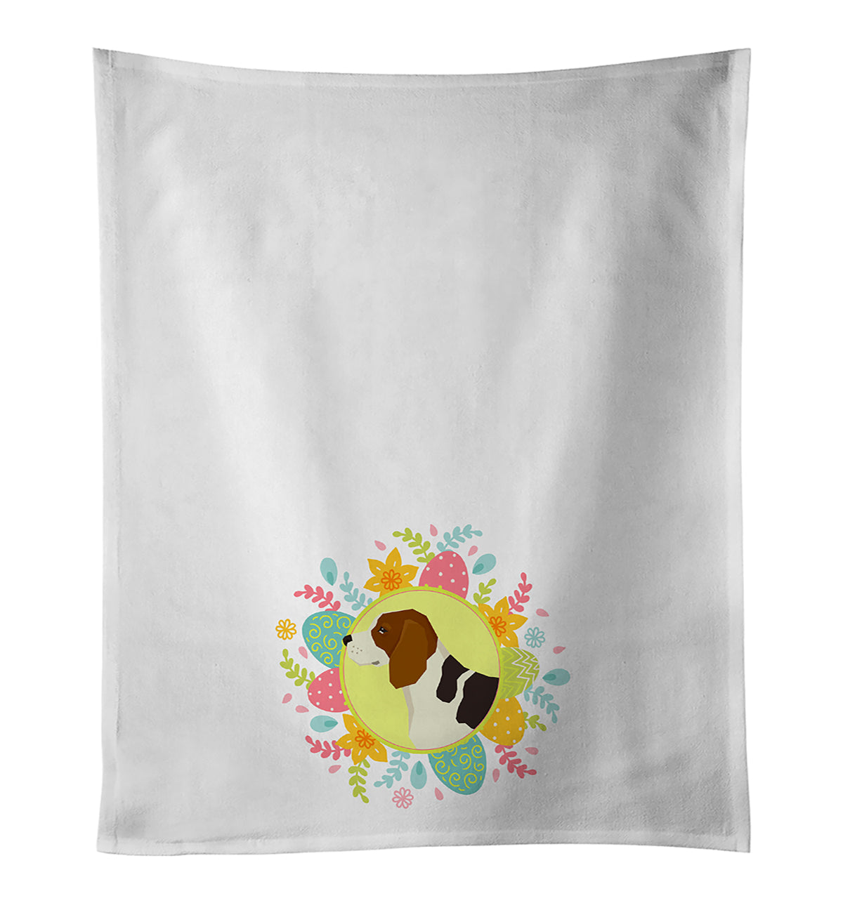 Buy this Beagle Easter White Kitchen Towel Set of 2