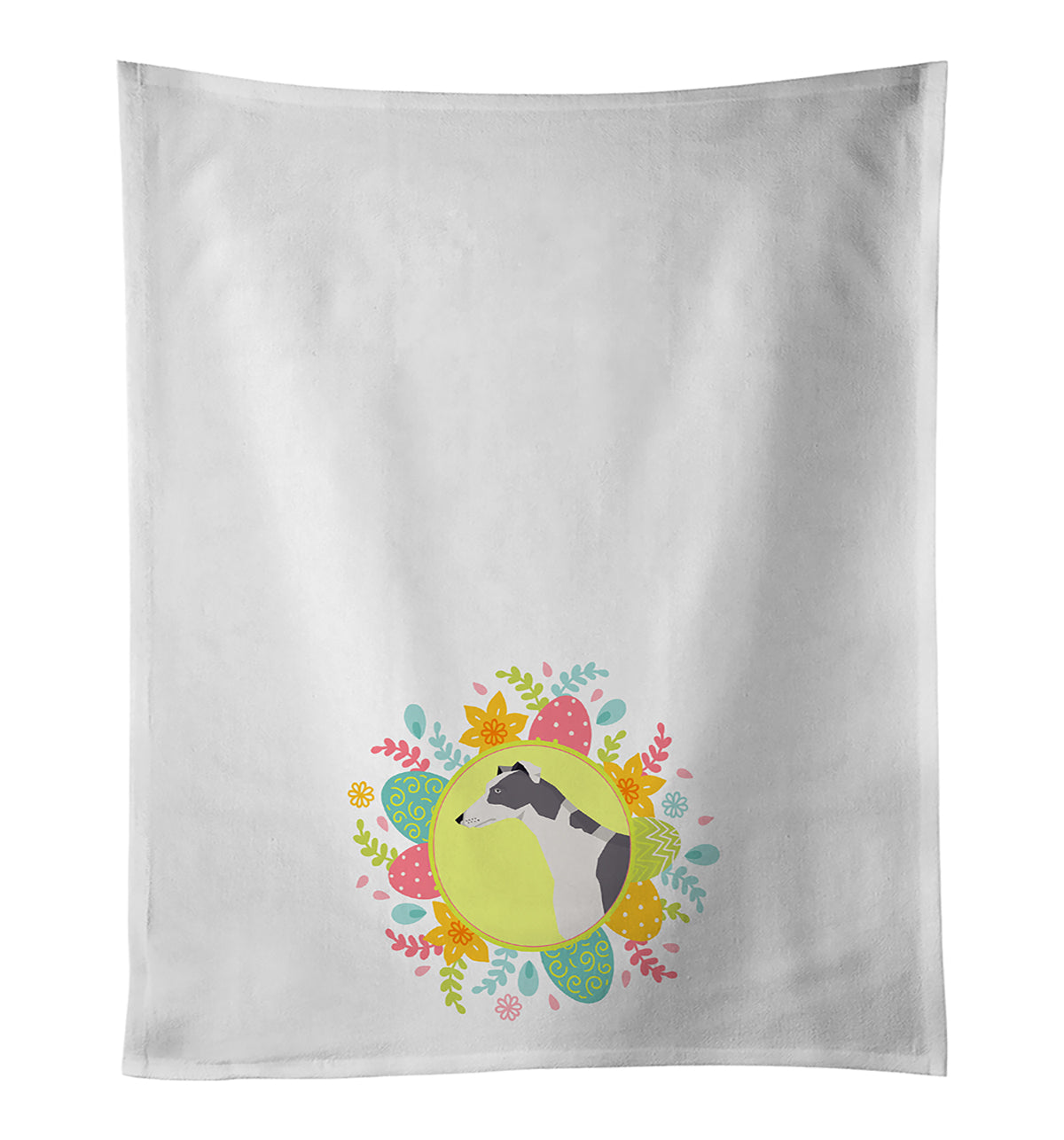 Buy this Greyhound Easter White Kitchen Towel Set of 2