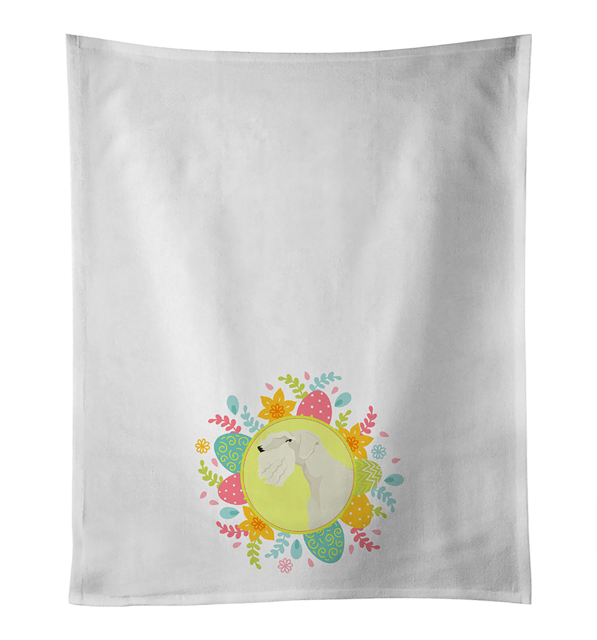 Buy this Sealyham Terrier Easter White Kitchen Towel Set of 2