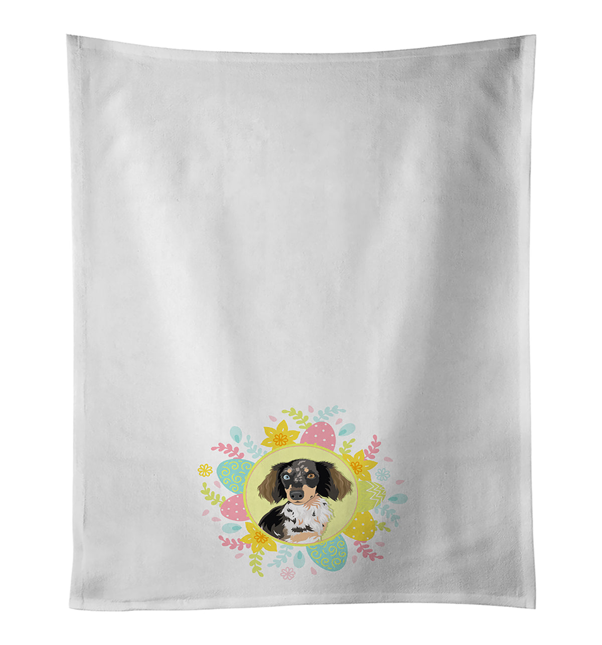 Buy this Chihuahua Dapple #1 Easter White Kitchen Towel Set of 2