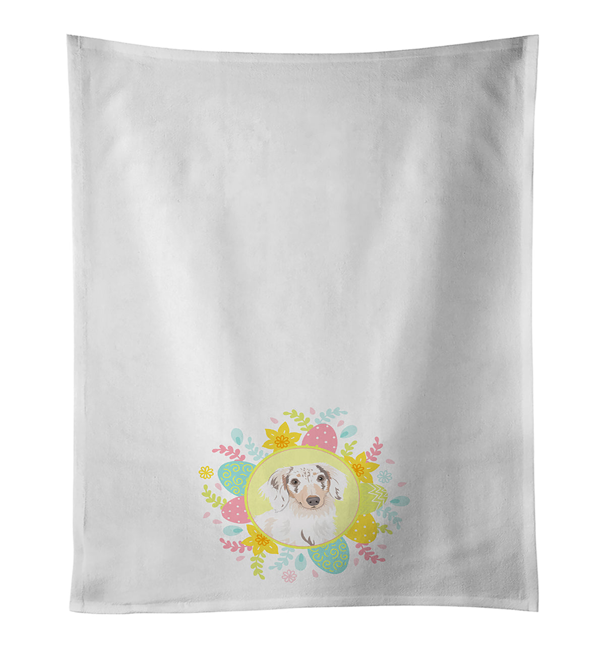 Buy this Chihuahua Dapple #2 Easter White Kitchen Towel Set of 2