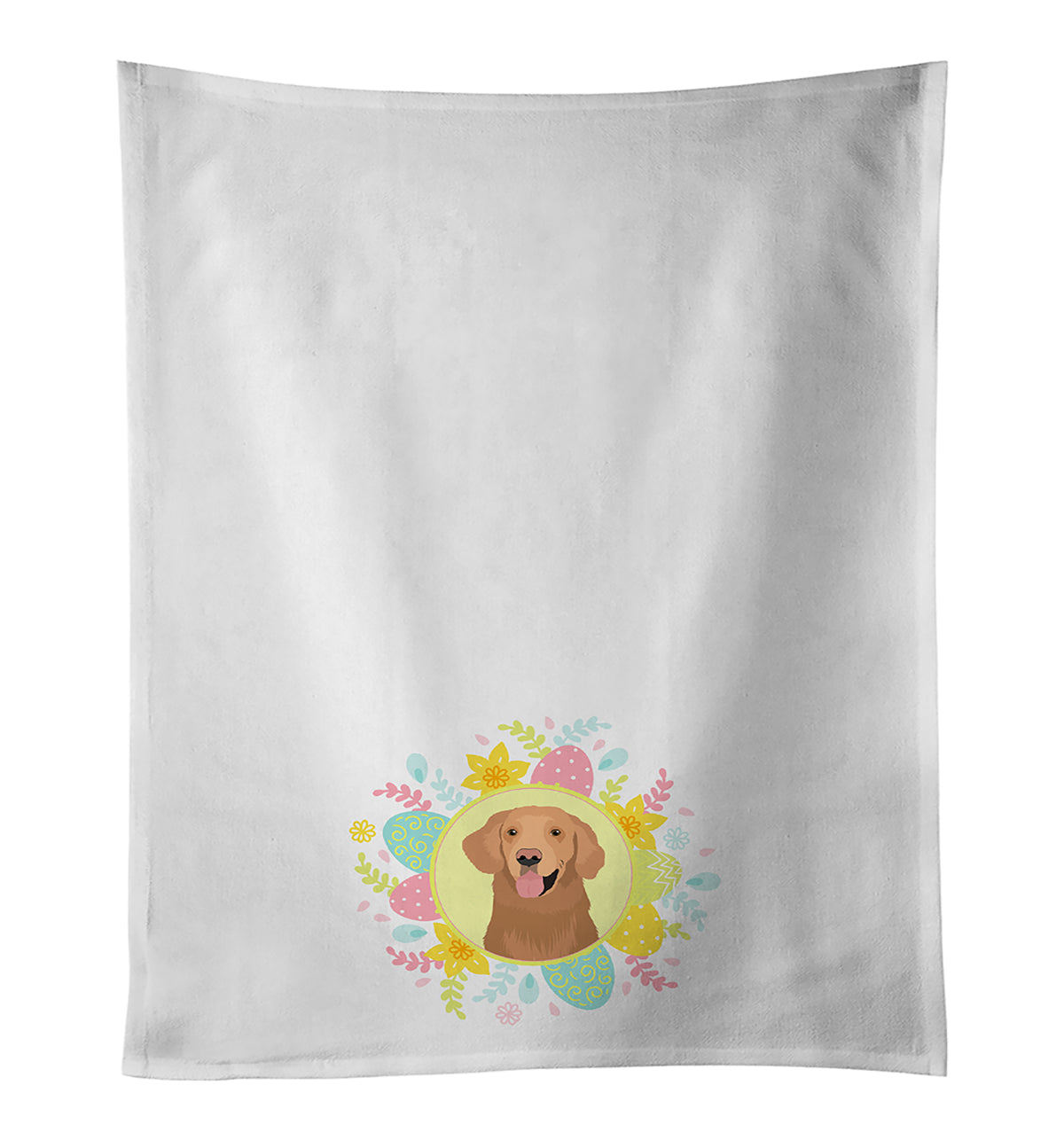 Buy this Golden Retriever Red #1 Easter White Kitchen Towel Set of 2