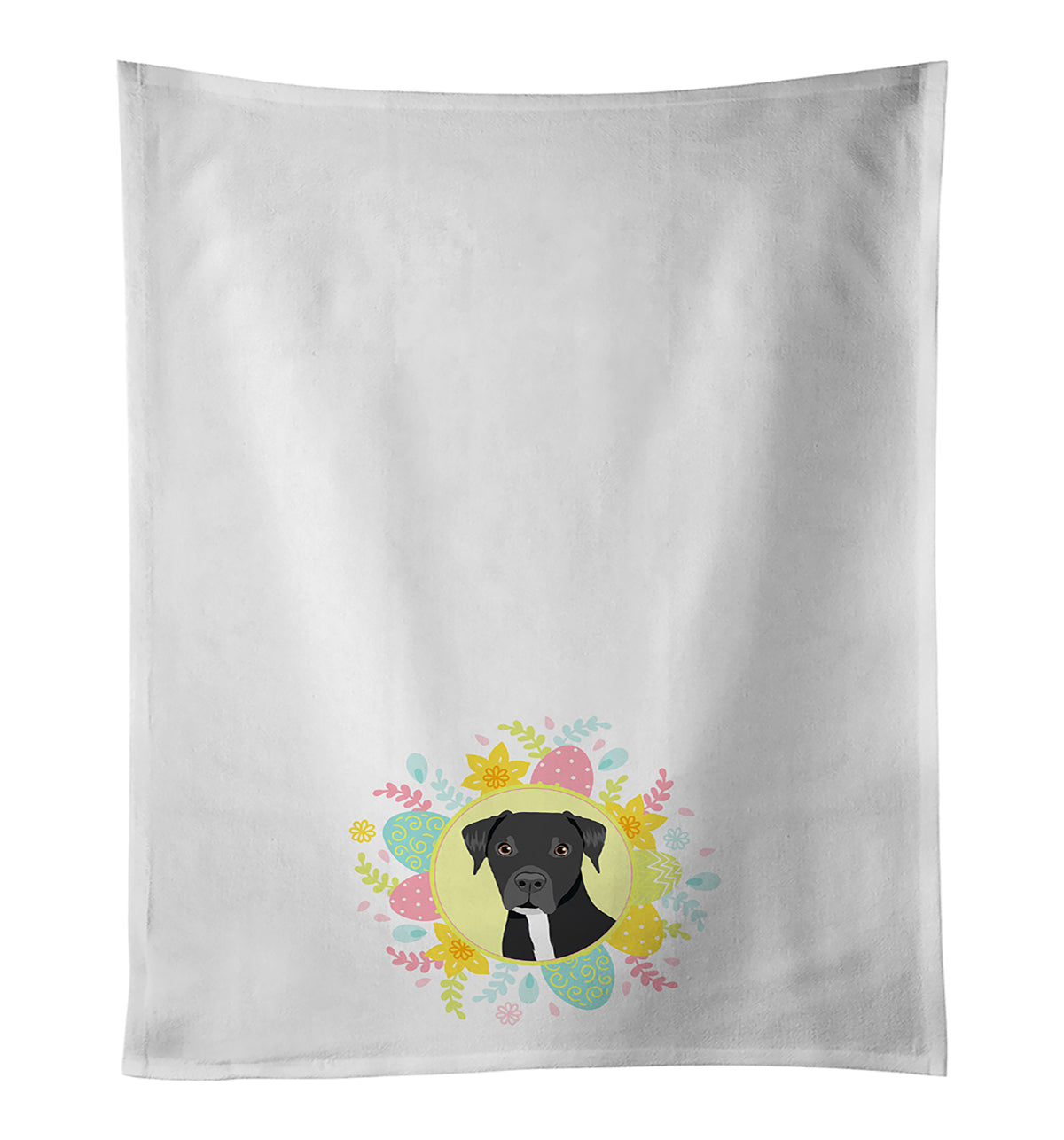 Buy this Pit Bull Black #1 Easter White Kitchen Towel Set of 2