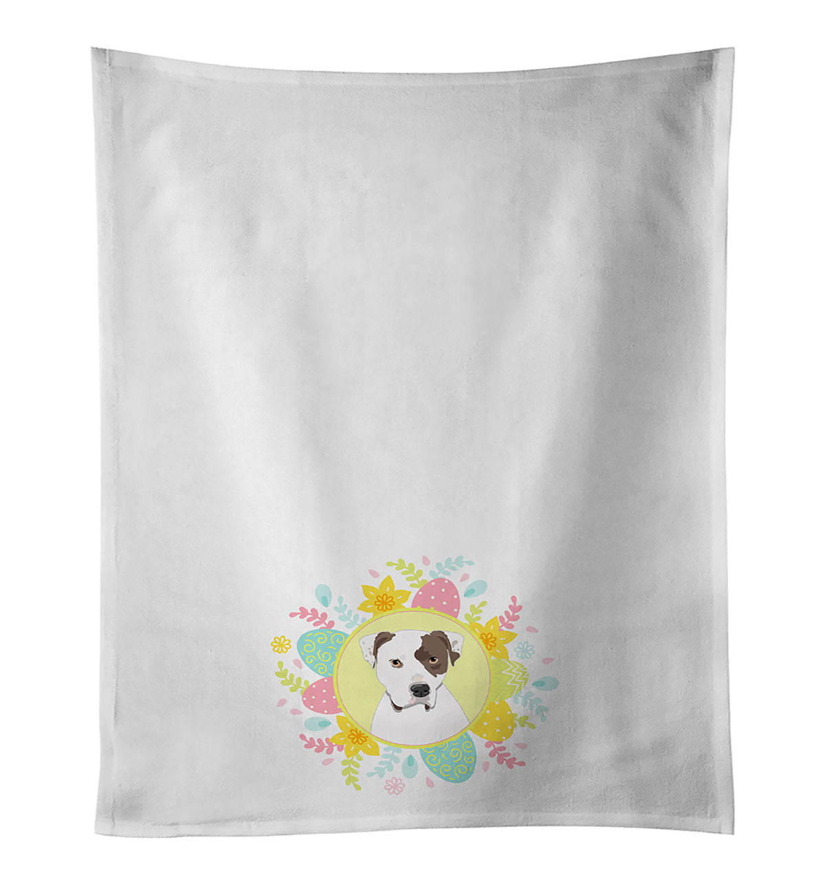 Buy this Pit Bull White #2 Easter White Kitchen Towel Set of 2