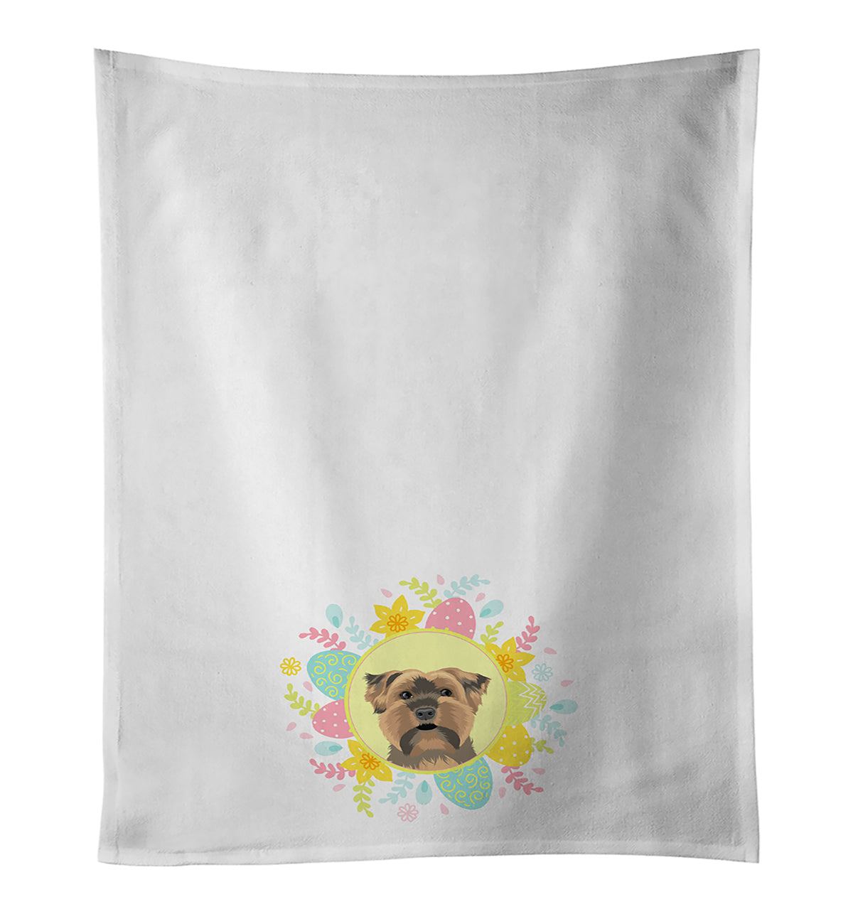 Buy this Yorkie Chocolate #1 Easter White Kitchen Towel Set of 2