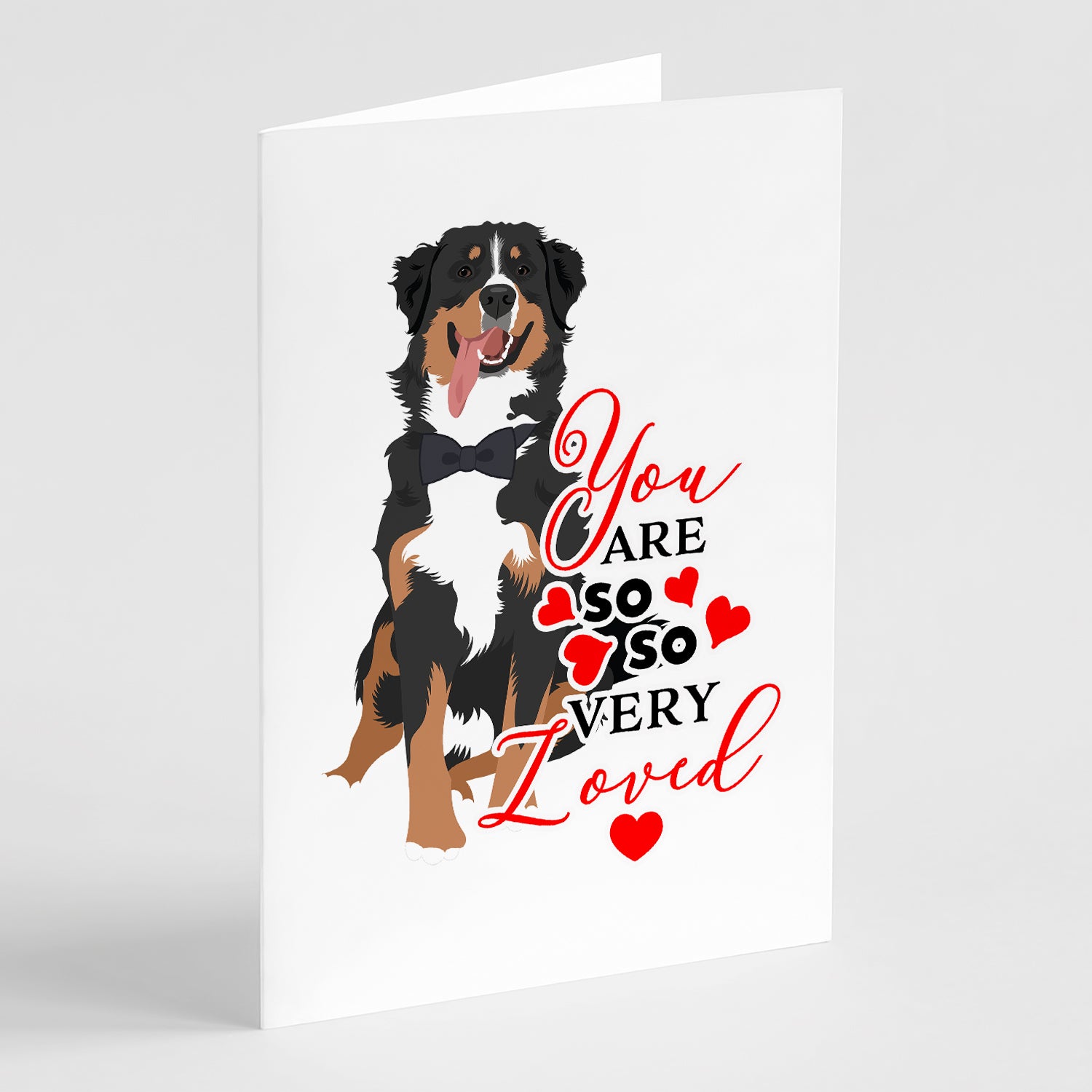 Buy this Bernese Mountain Dog #1 so Loved Greeting Cards and Envelopes Pack of 8