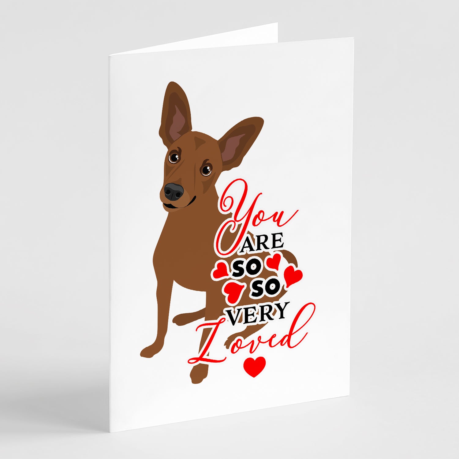 Buy this Chihuahua Chocolate #1 so Loved Greeting Cards and Envelopes Pack of 8